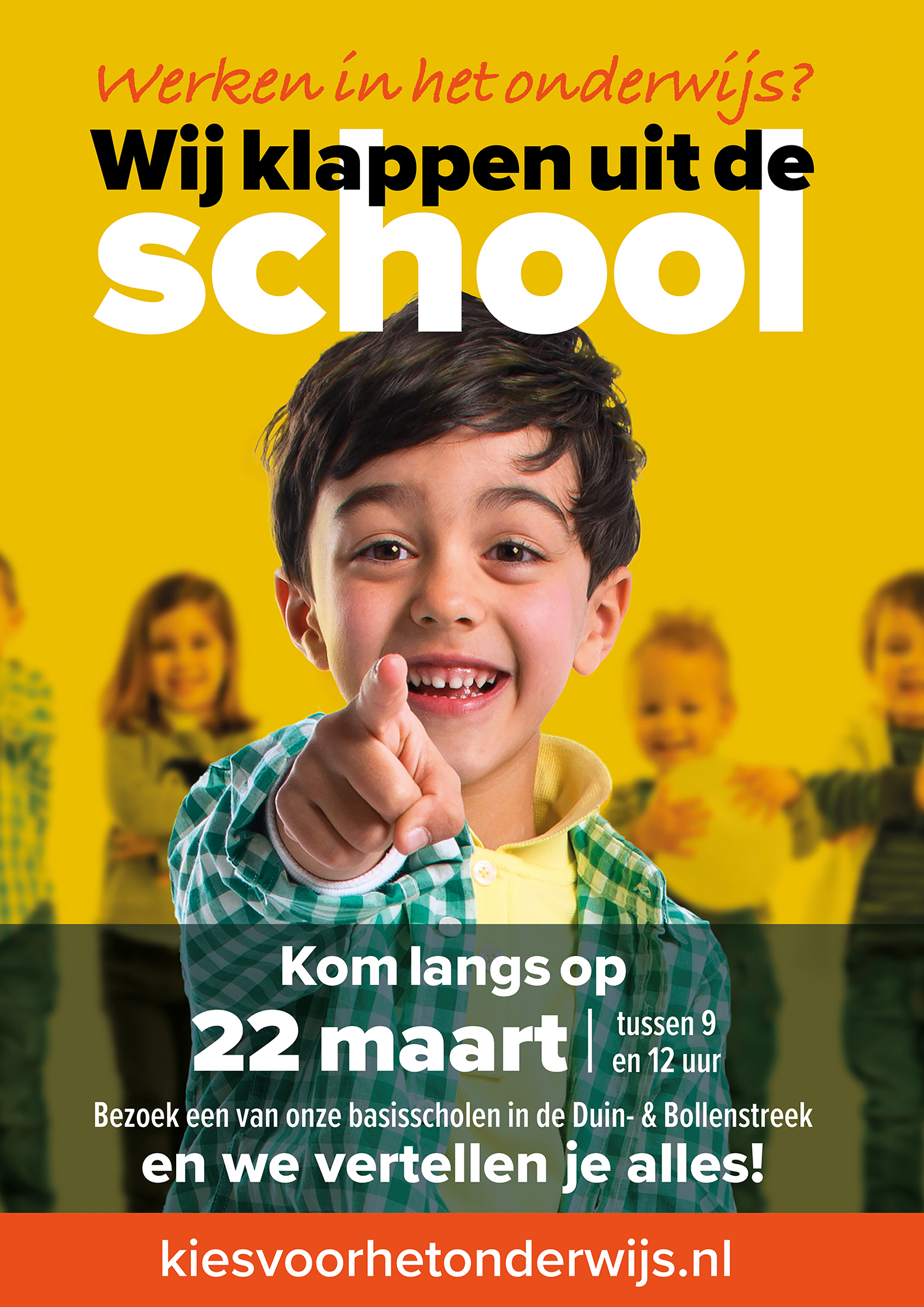 22 maart Open dag Werken in het onderwijs